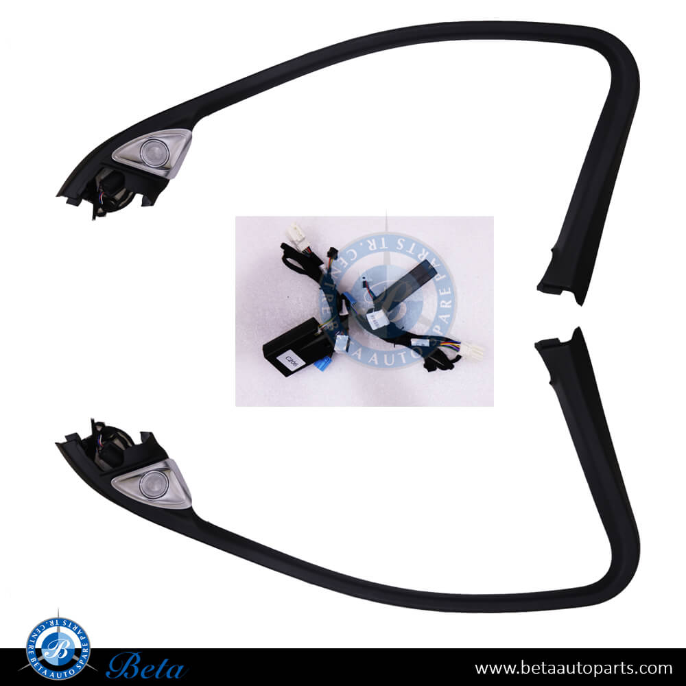 Front Tweeters 4D 64 Colors for Mercedes C-Class W206 2022-Up models, Part Number 2238207100 Front Tweeters 4D 64 Colors for Mercedes C-Class W206 2022-Up models, Part Number 2238207100